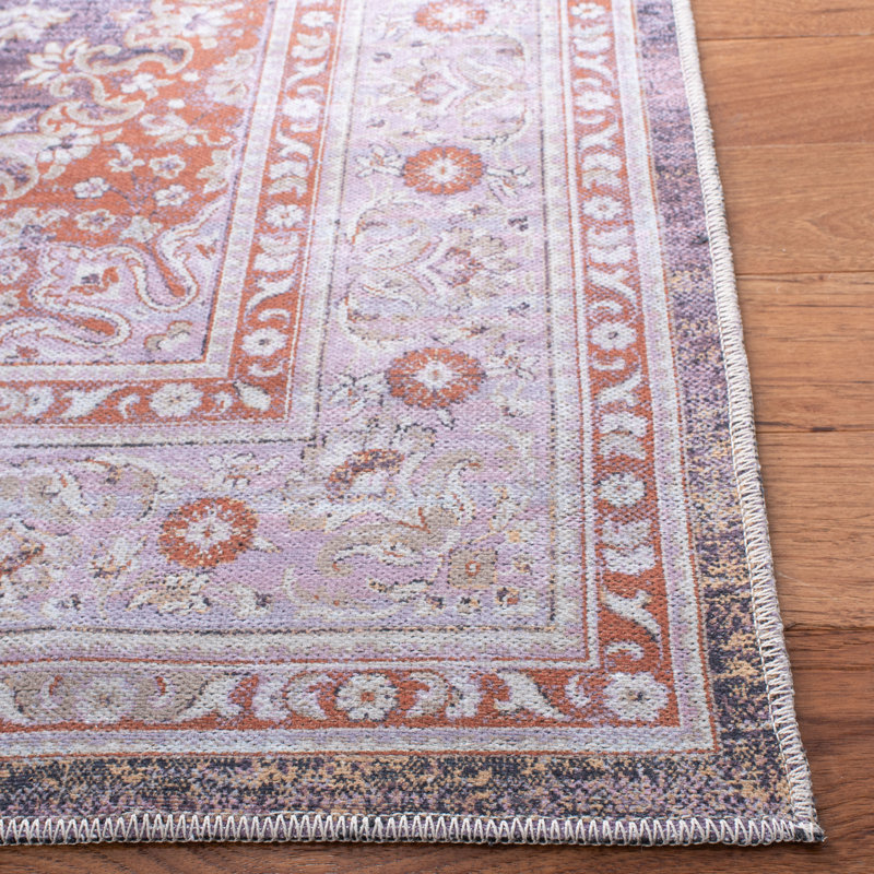Elegant Gray Rectangular 8' x 10' Viscose Blend Easy-Care Area Rug