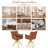 Aikin Vegan Leather Swivel Armchair-366206873-366206878