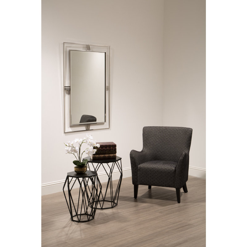 Reardon Solid Wood Flat Wall Mirror