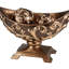 Bol décoratif en polyrésine fabriqué à la main de style baroque avec sphères, filigrane élaboré et perles pour l'élégance de la maison
