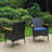 Alyah 2 - Person Patio Dining Set with Square Table , Cushions Included