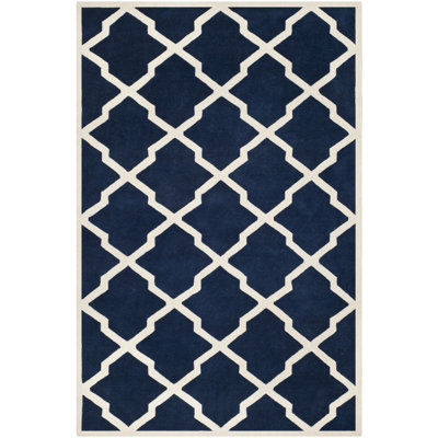 Phillipsdale Geometric Wool Hand Woven Area Rug