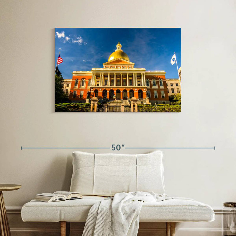 Nicci Massachusetts State House Boston, H 26 po x l 39 po
