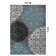 Padowski Floral Gray/Blue/Black Area Rug
