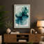 Teal Depths Abstract - Wrapped Canvas-247746948-247746958