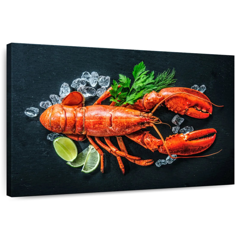 Yarlin Fresh Red Lobster, 16" H x 24" W