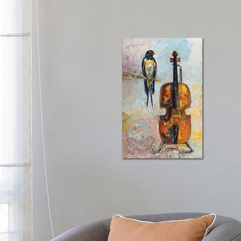 Stand By Me by Dana Sorokina - No Frame Gallery-Wrapped Canvas Giclée on Canvas, 66.04 cm H x 45.72 cm W