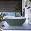 Baignoire de trempage autoportante 65 po 65 po-101942668