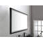 Miroir de salle de bain 88 x 38 pouces à DEL avec cadre en aluminium (miroir inclus seulement)-1124151557-1124151576
