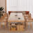 Burlywood Rectangular Solid Wood desks-107788086