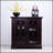 Spacious Sideboard With 2 Clear Tempered Glass Doors And Adjustable Shelf For Dining And Living Room Storage-748302235