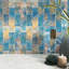 Carrelage mural mosaïque en verre 2 "x 4" Supreme Tile Galaxy-36933026