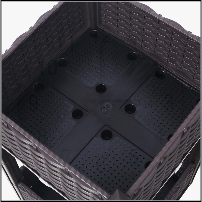 Jardinière surélevée pour jardinière - jardinière surélevée, Brun