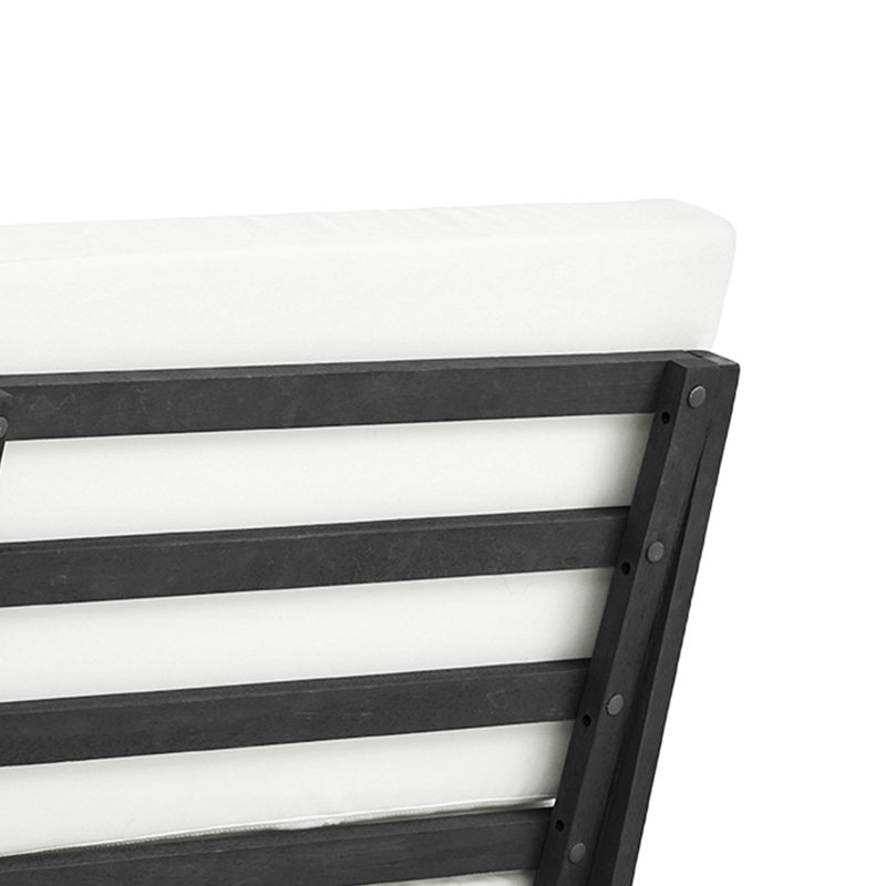 Patio Outdoor Sofa with Cushions, Beige, Black