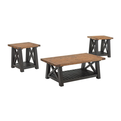 Ensemble de tables basses 3 pièces Caberfae