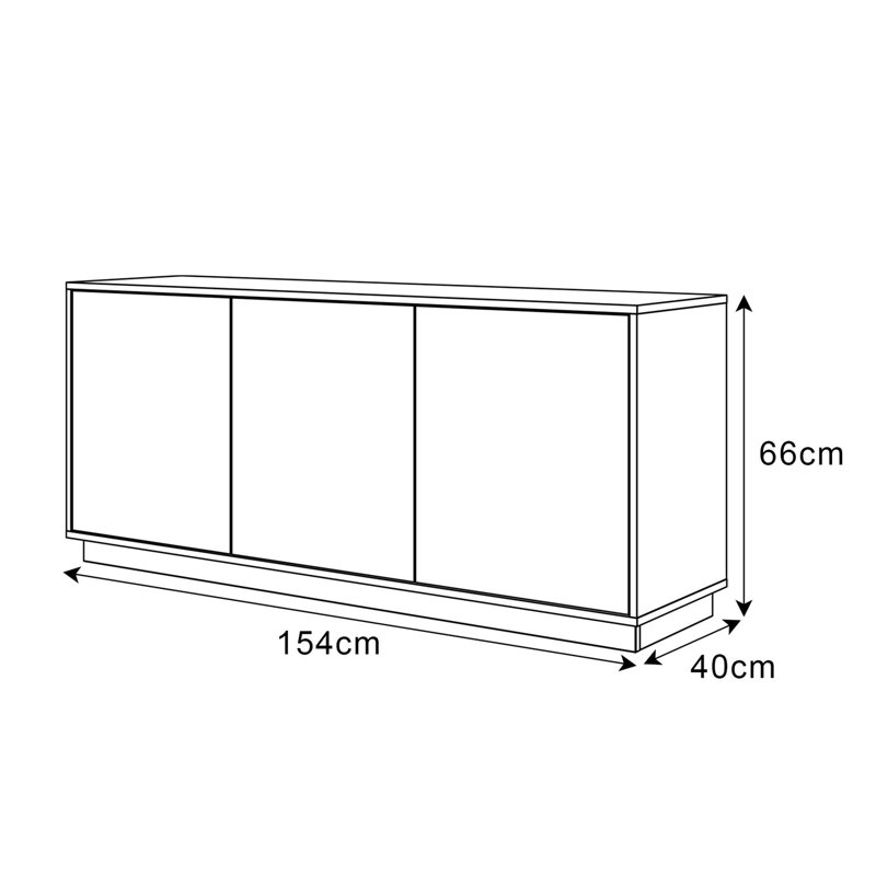 Khouribga 154cm W Chest of Drawers