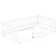 Lit simple - bois de pin blanc, bois de plancher de construction stable pour et