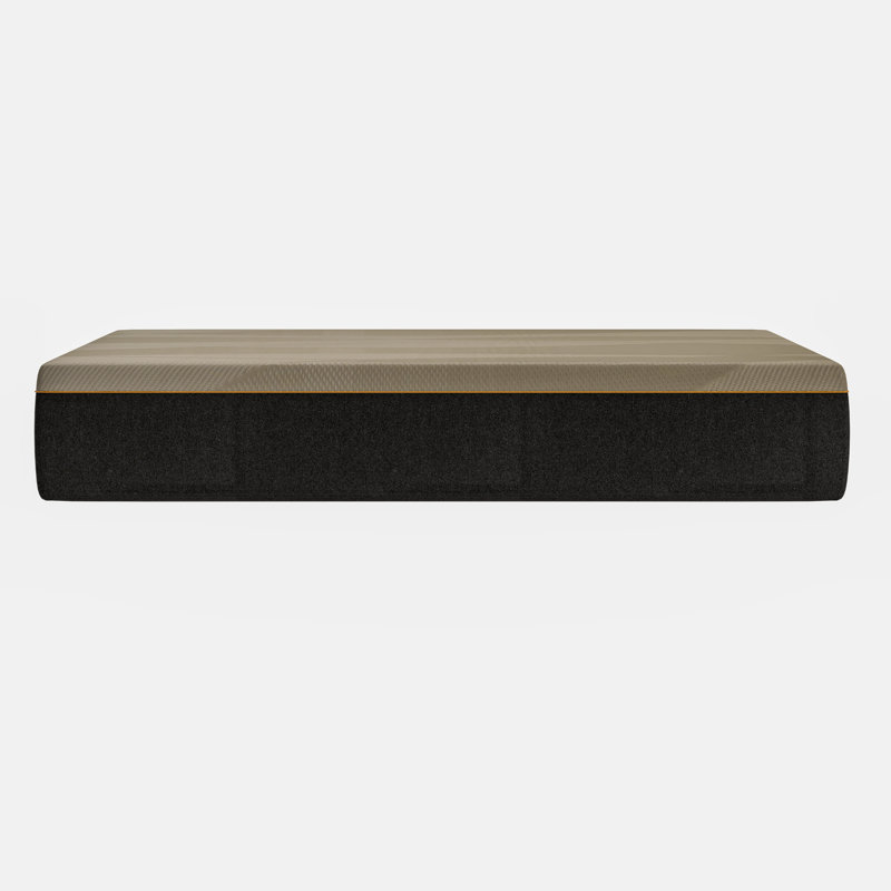 Matelas en mousse viscoélastique imprégnée de gel moyenne Alwyn Home Adamsburg, Très grand lit, 14"