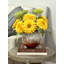 Sunflowers Arranged in Glass Vase-2106029737