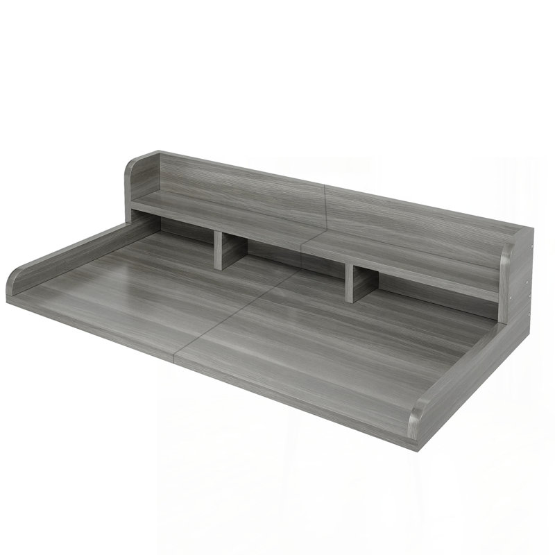 Comptoir de laveuse-sécheuse 54 po avec rangement, Gris / Blanc