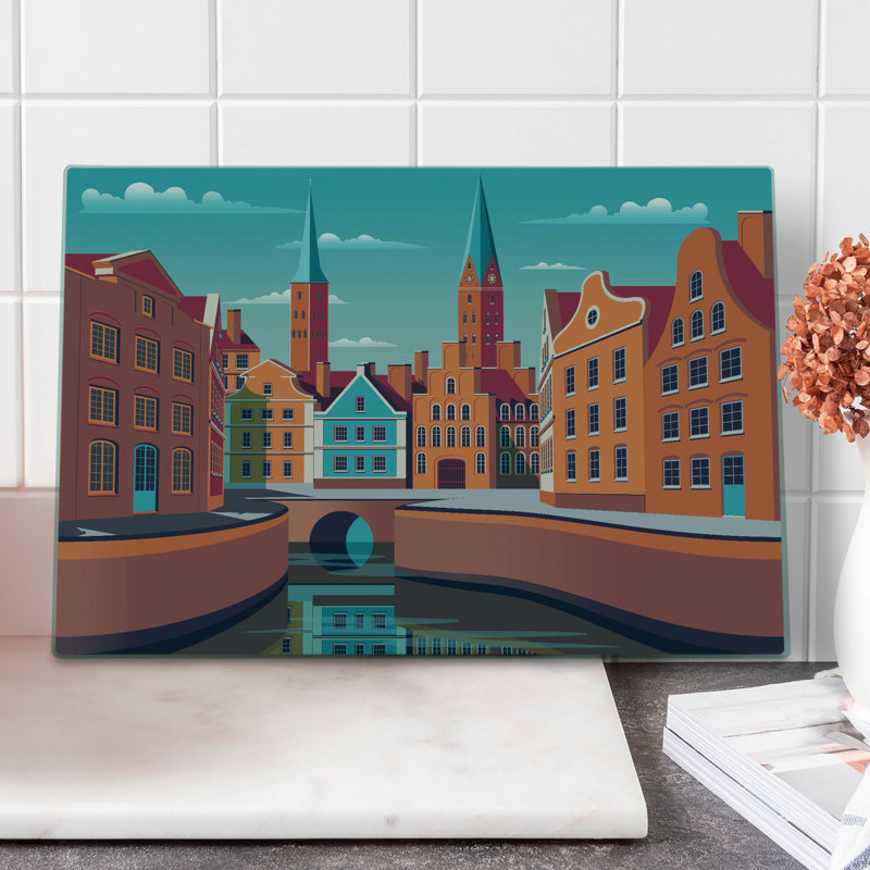 Planche à découper en verre d’amsterdam east urban home