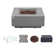 Brooklyn 40"  Smooth Concrete Finish Fire Pit Bundle