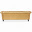 Canapé Chesterfield 3 places avec accoudoirs roulés
