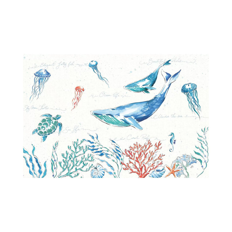 Maritime I by Daphne Brissonnet - Wrapped Canvas Print, 20.32 cm H x 30.48 cm W