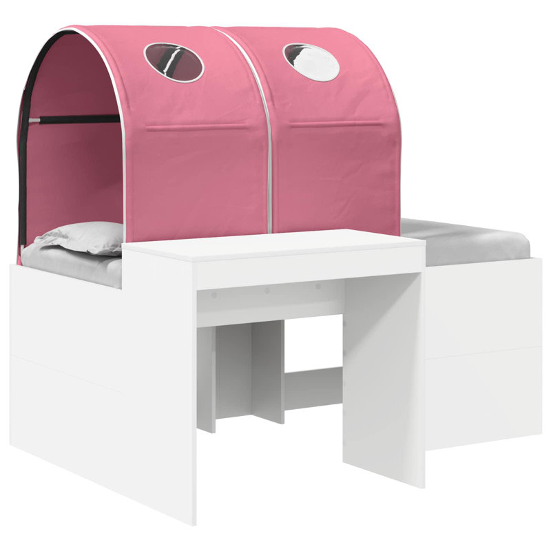High Sleepers, Pink/Artisan Oak, European Toddler (80 x 160cm)