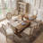 20" H Mid Century Modern Upholstered Linen Side Chair  King Louis Back Solid Wood Dining  Chairs-205656320