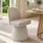 6 - Person Dining Table Sets With Extendabe Oval Table & 6 Upholstered Tweed Swivel Chairs-685923710