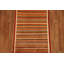 Tapis oriental rayé Gabbeh 2x4