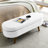 Oval Linen With Rubber Wood Legs For Home Use - White Room Decoration-1769480607