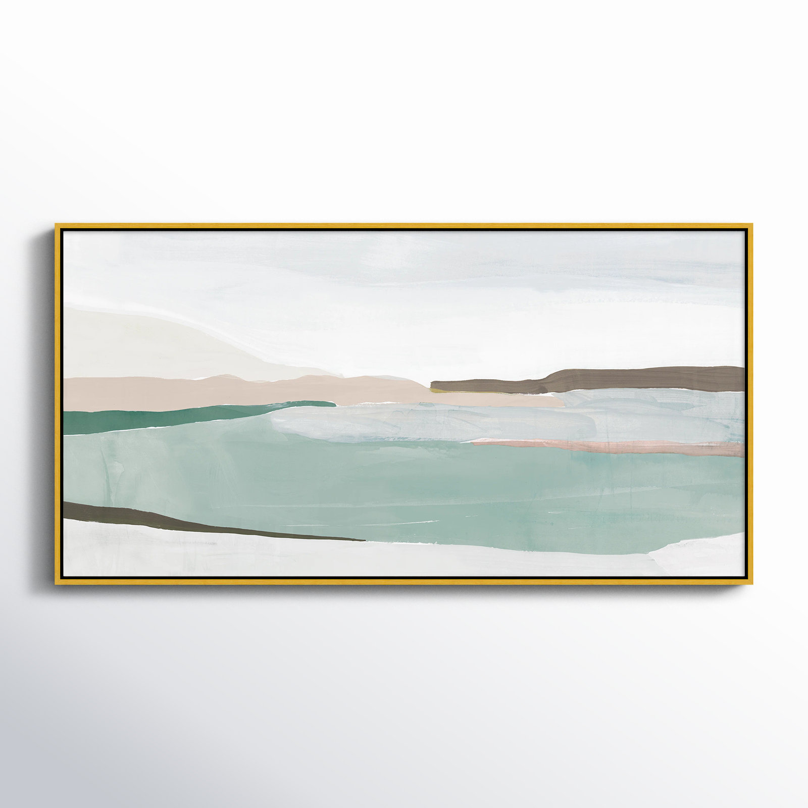 Sole Of The Land II, 21.5" H x 41.5" W x 2" D, Gold