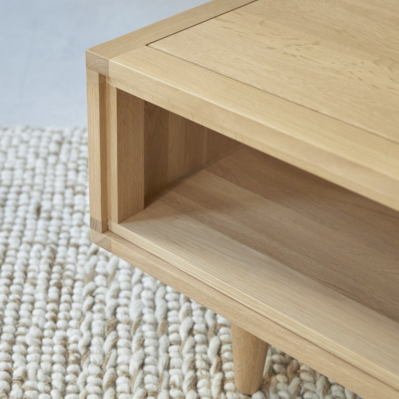 Jonàk Solid Wood Coffee Table, Oak