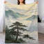 Jeté en flanelle Misty Pine Mountain Luxury-134404481