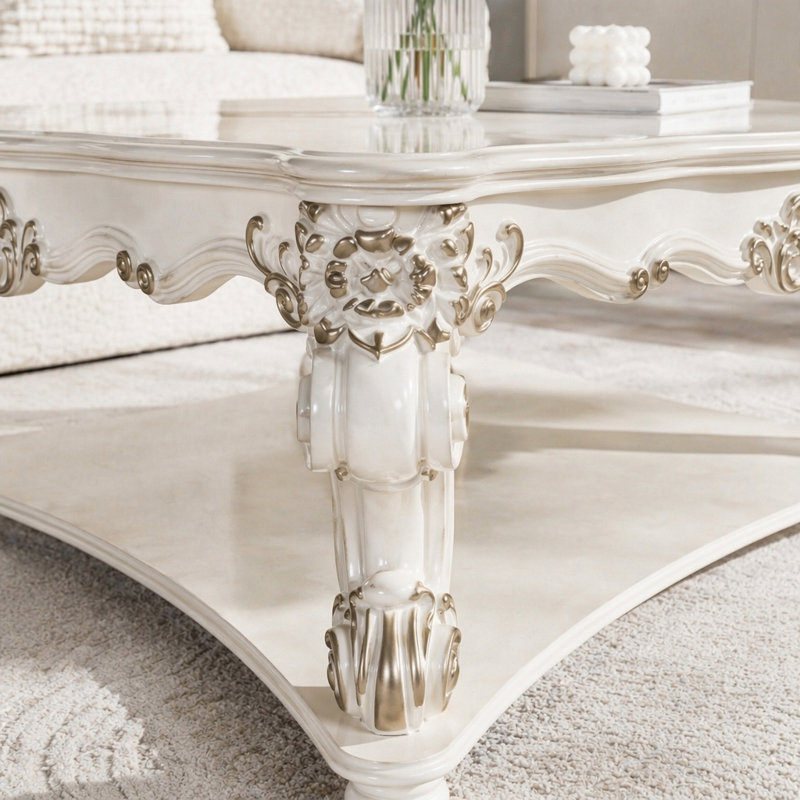 Table basse Vendome, H 22 po x l 50 po x P 50 po