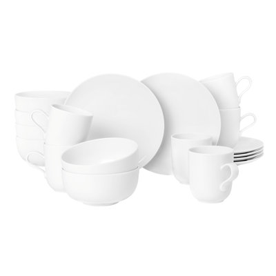 Amberia Piece Porcelain Dinnerware Set - Service for 6