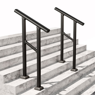 Wrought Iron Handrails for Outdoor Steps