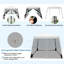 3m x 3m Metal Pop Up Gazebo-88221247
