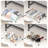 Mashal 17.72'' Metal Rolling Clothing Rack-1081956601