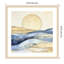 «A Golden Landscape II» par Andrea Haase, impression sur bois encadrée-100672505