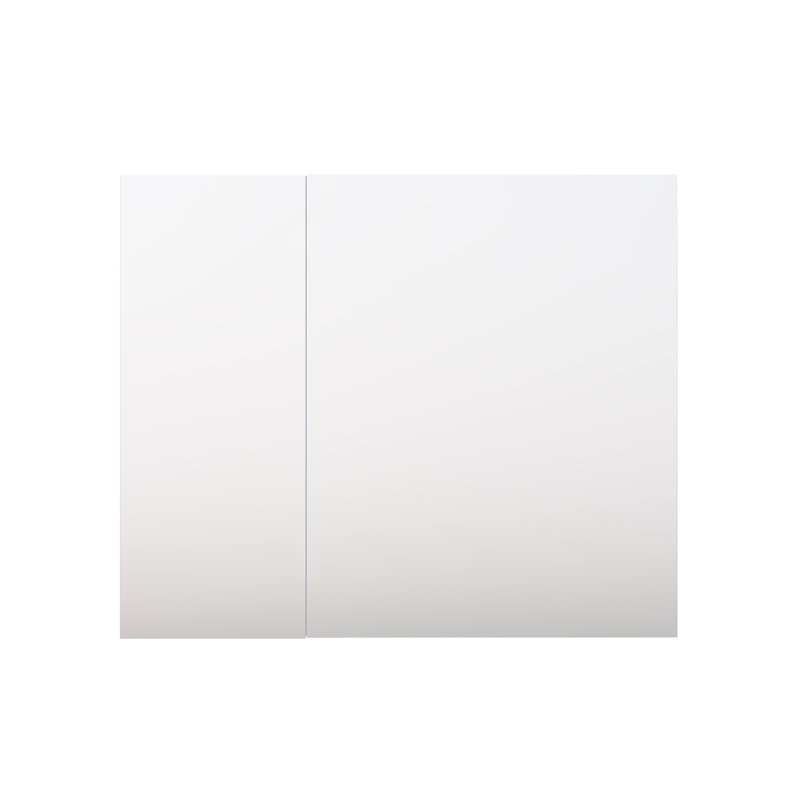 Armoire à pharmacie encastrée ou à fixation murale en aluminium l 36 po x H 30 po avec tablettes réglables en verre