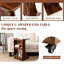 Carville Wheel End Table