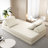 Dromae Multi Functional Futon Sofa Bed With Plush Corduroy Upholstery And Foam Frame