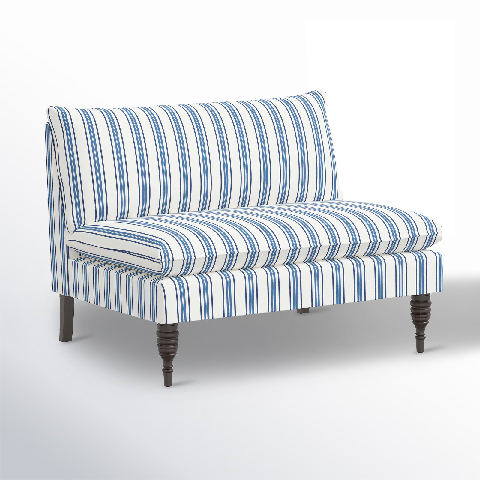 Cecelia 47" Loveseat, Philip Stripe Navy