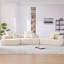 Canapé modulaire surdimensionné surdimensionné, ensemble de canapé de plancher Boucle de luxe, canapé convertible compressé, canapé spacieux rempli de mousse pour le salon, combinaison gratuite de 3 PC, 2 couleurs