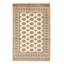 Tapis unique en laine noué à la main Bokhara 4 pi 8 po x 6 pi 10 po Peshawar