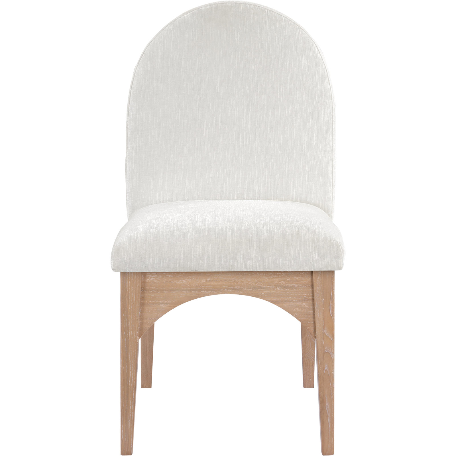 Waldorf Dining Chair, Natural, Cream Chenille