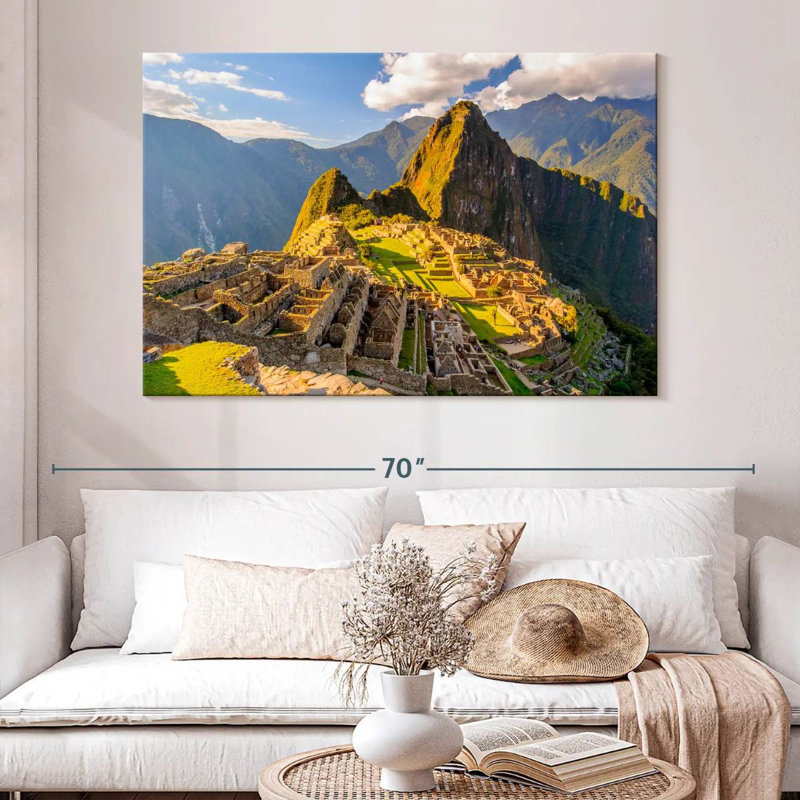 Lilie ensoleillée Machu Picchu, H 34 po x l 51 po